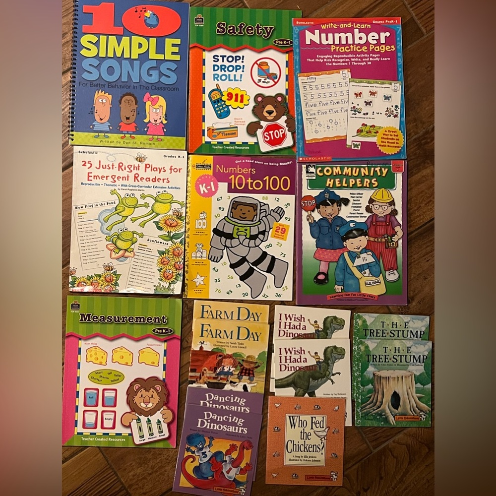 Pre-k-1 write and learn books